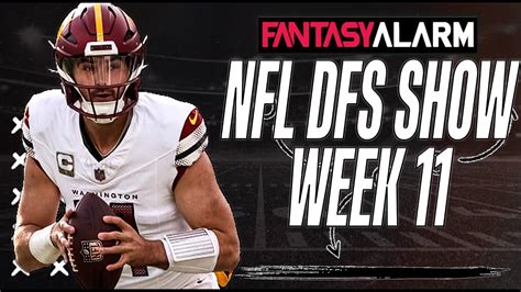 Week 11's Perfect NFL DFS Lineups .